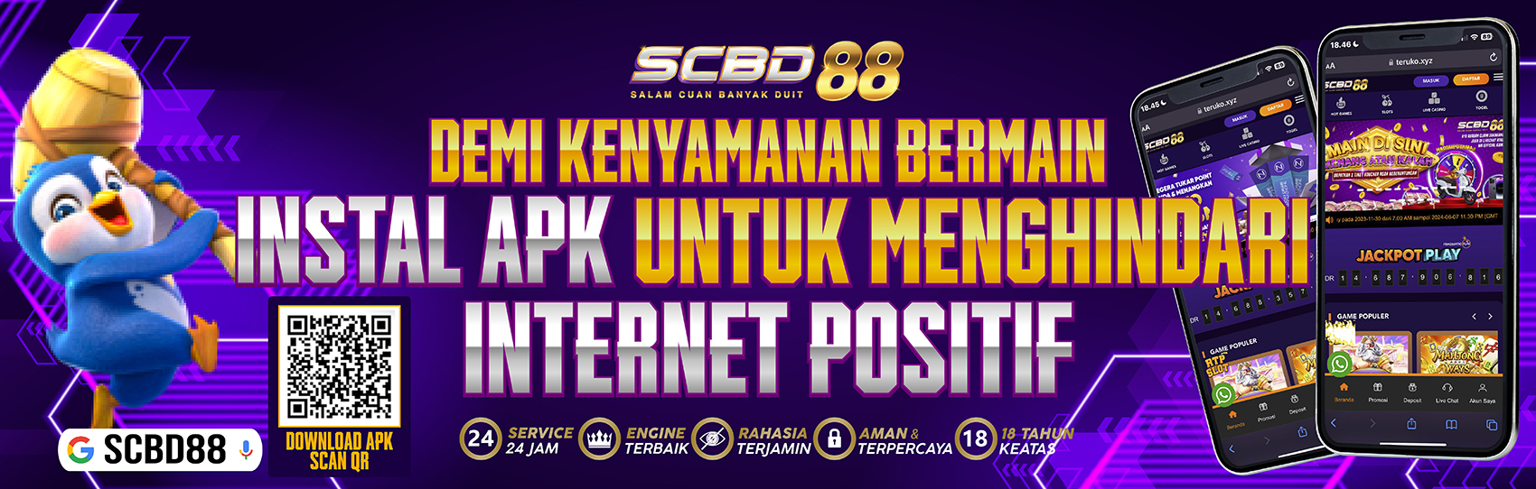 DOWNLOAD APK SCBD88 UNTUK BERMAIN LEBIH AMAN DAN NYAMAN