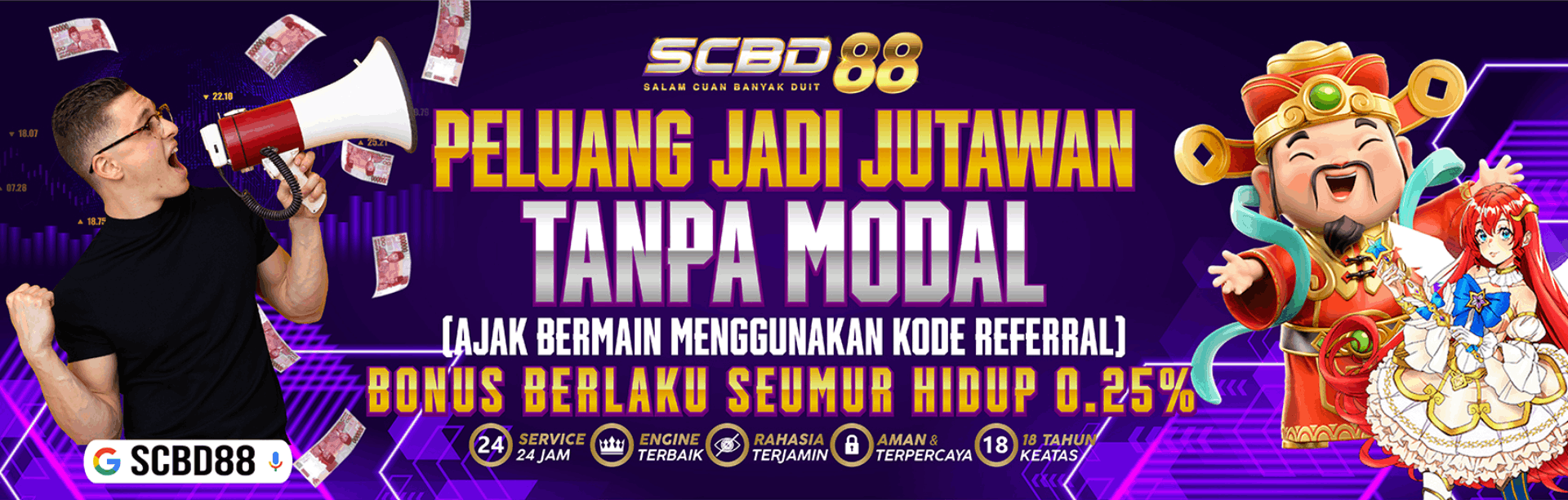 BONUS REFERRAL SCBD88