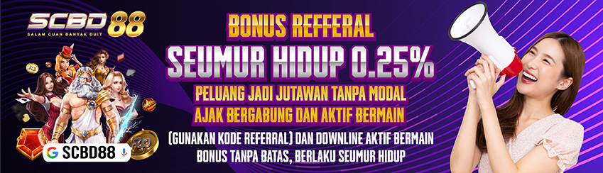 PELUANG JADI JUTAWAN TANPA MODAL BERLAKU SEUMUR HIDUP BONUS REFERRAL