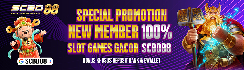 BONUS NEW MEMBER 100% KHUSUS SLOTS GAMES